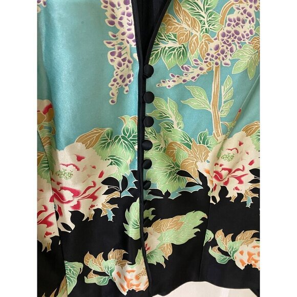 Unbranded Women's 100% Silk Button Front Blazer - Large - Picture 2 of 11